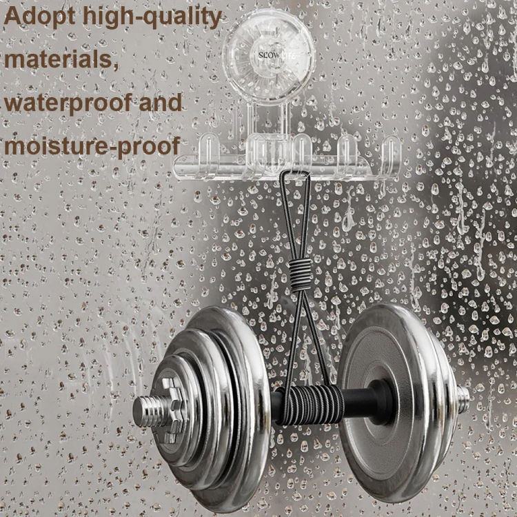 Multifunctional Household Suction Cup Hook Storage Rack Traceless Adhesive Hook(Gray) - Image 6