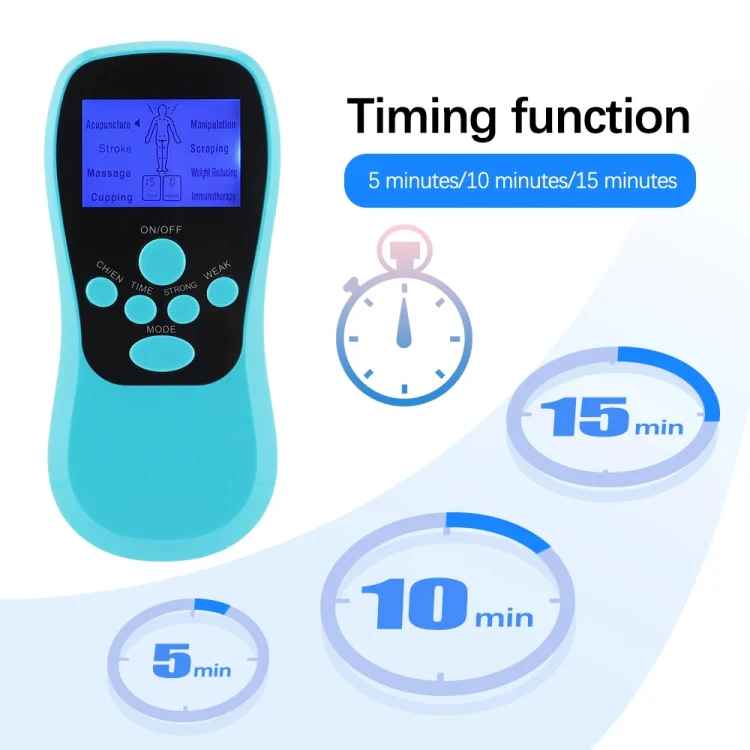 Multifunctional Low Frequency Pulse Meridian Physiotherapy Massage Instrument, Color: Blue Standard - Image 11
