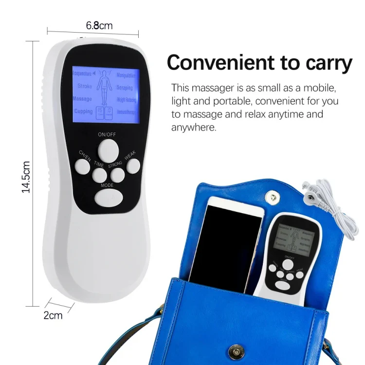 Multifunctional Low Frequency Pulse Meridian Physiotherapy Massage Instrument, Color: Blue Standard - Image 13