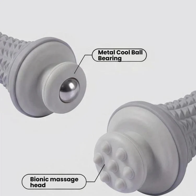 Multifunctional Massage Roller Arch Trainer Yoga Muscle Relaxation Plantar Fascia Roller Foot Massager, Spec: Green Magnetic Bead - Image 5