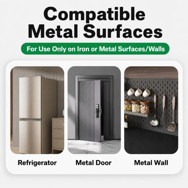 Multifunctional Wall Mounted Magnetic Tissue Storage Holder(Gun Metal) - Image 13