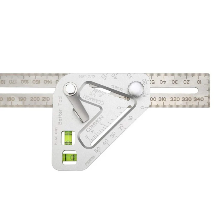 Multifunctional Woodworking Triangle Ruler Measuring Tool - Image 3