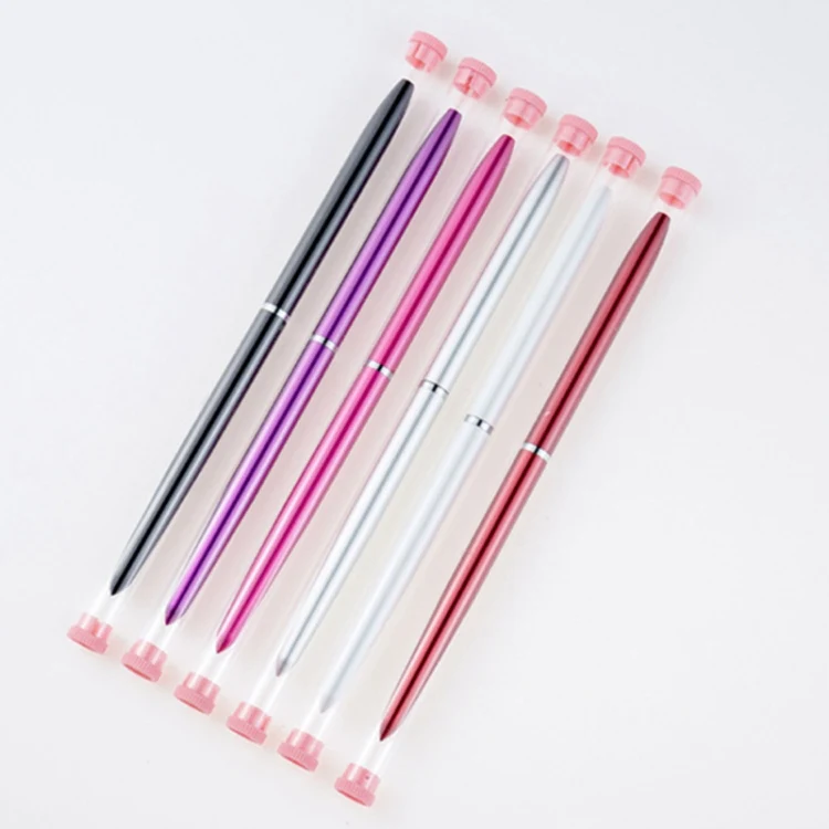 Nail Brush Color Painting Flower Carving Pen Pull Pen Light Therapy Gel Pen Flat Head Pen Nail Pen(White) - Image 6