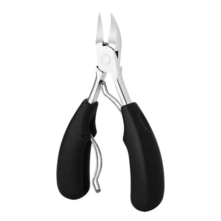 Nail Clipper for Paronychia Stainless Steel Olecranon Nail Nipper(Black) - Image 2