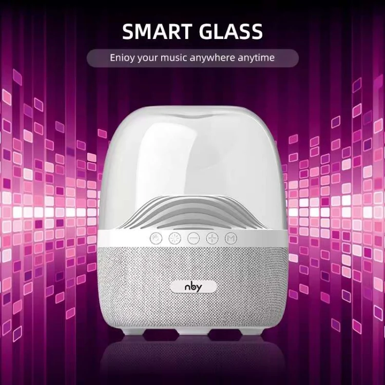 NBY 6680 Colorful Light 6D Stereo Wireless Bluetooth Speaker(Black) - Image 4