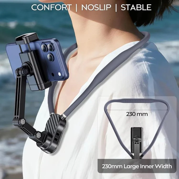Neck-Worn Phone Mount Cycling First-Person View Chest-Mounted Anti-Shake Shooting, Style: Magnetic - Image 2