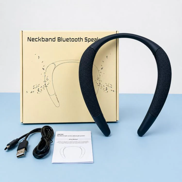 Neckband-style Wireless Bluetooth Speaker Outdoor Sports Running Portable Speaker(Black) - Image 11