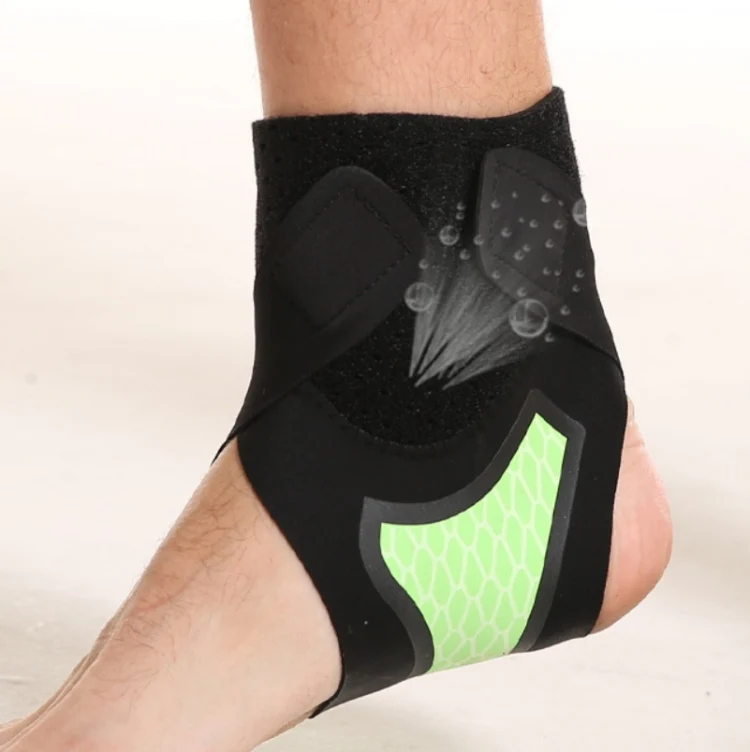 Neoprene Sports Ankle Support Ankle Compression Fixed Support Protective Strap, Specification: Left Foot (Green) - Image 6