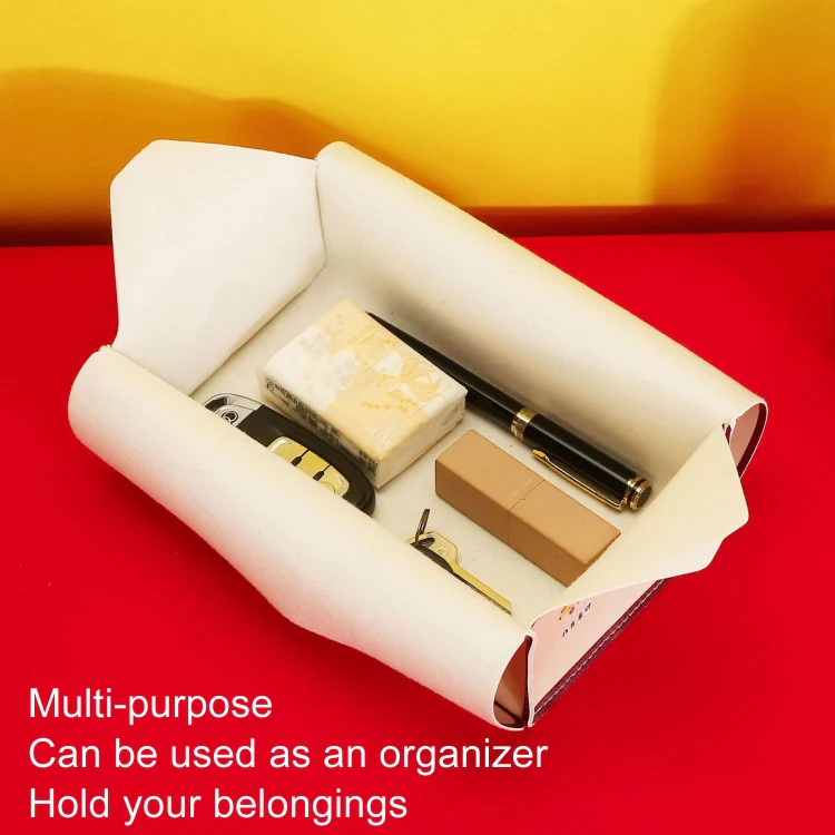 New Year Cute Tissue Box Waterproof Tissue Box Dormitory Car Carrying Living Room Universal Tissue Box, Style: Golden - Image 7
