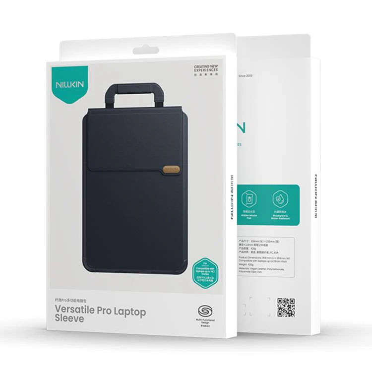 NILLKIN Versatile Pro Multi-functional Laptop Sleeve with Holder and Mouse Pad, Size:16.2 inch(Black) - Image 10