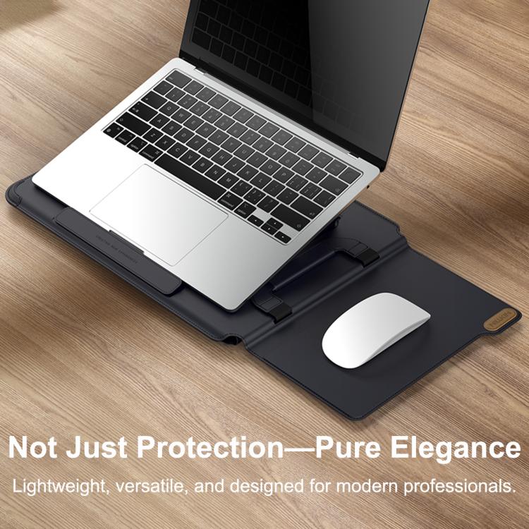 NILLKIN Versatile Pro Multi-functional Laptop Sleeve with Holder and Mouse Pad, Size:16.2 inch(Grey) - Image 6