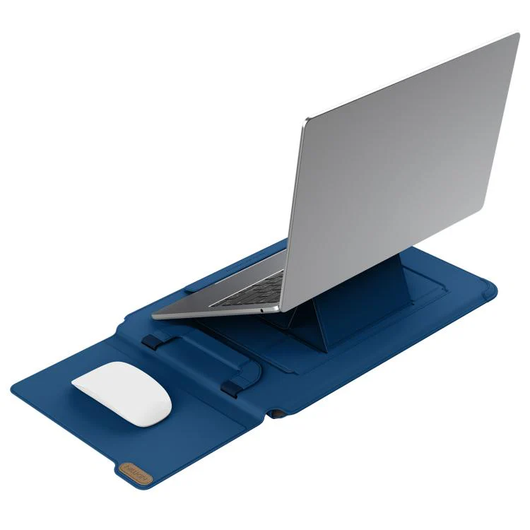 NILLKIN Versatile Pro Multi-functional Laptop Sleeve with Holder and Mouse Pad, Size:16.2 inch(Navy Blue) - Image 4