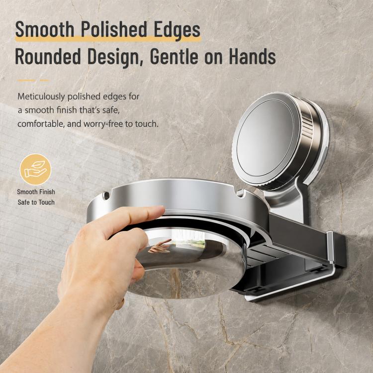 No-drill Suction Cup Wall-mounted Ashtray(White) - Image 9