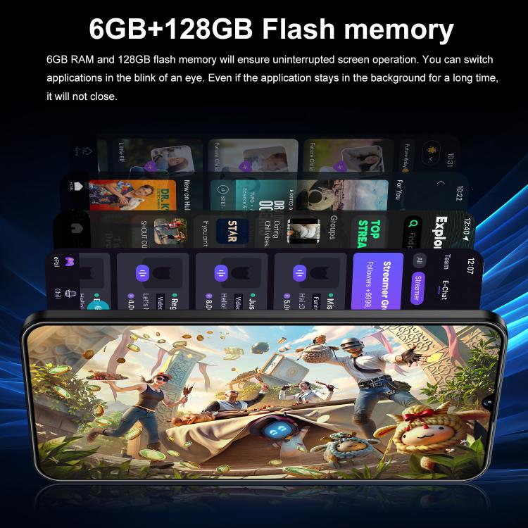 Note 50 Pro / Y300, 6GB+128GB, 6.51 inch Android 11 MTK6771 Octa Core, Network: 4G, Dual SIM, Plug:US Plug(Black) - Image 9