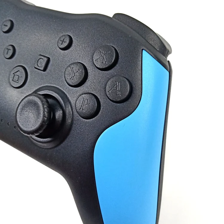 NS009 6-Axis Vibration Burst Wireless Bluetooth Gamepad For Switch Pro(Green and White) - Image 5