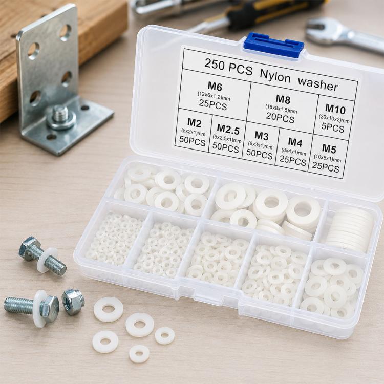 O-shaped Seal Fixing Ring Tool Kit 500 pcs /Set(White)