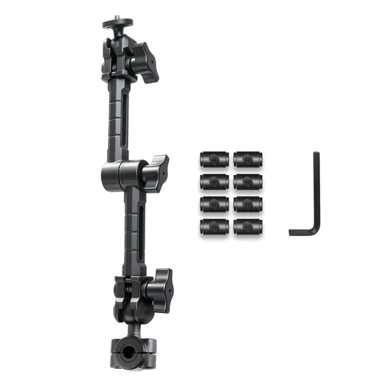O-Type Magic Arm Mount 1/4 inch Ball Head Bracket, Type:Magic Arm(Black)