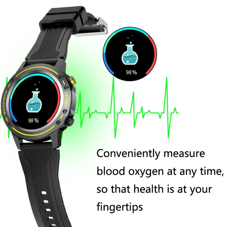 OD-1 Heart Rate Sphygmomanometer Step Body Temperature Waterproof High-Quality Speaker Bluetooth Call Bracelet(Silver Gray) - Image 4