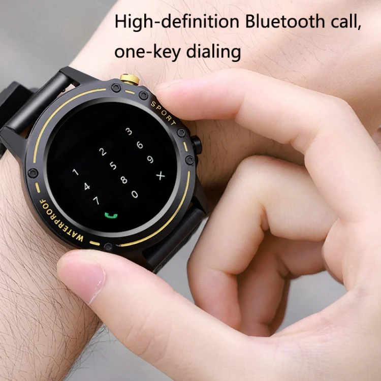OD-1 Heart Rate Sphygmomanometer Step Body Temperature Waterproof High-Quality Speaker Bluetooth Call Bracelet(Silver Gray) - Image 7