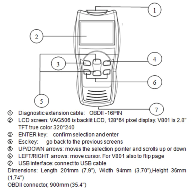 OE581 Car Mini Code Reader OBD2 Fault Detector Diagnostic Tool - Image 7