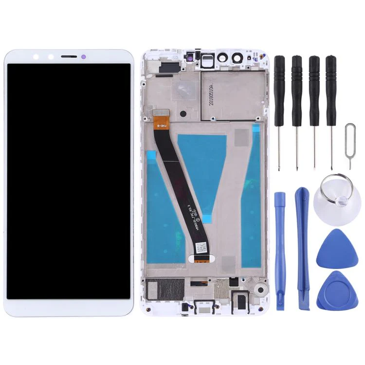 OEM LCD Screen for Huawei Enjoy 8 Plu Digitizer Full Assembly with Frame s(White) - Image 2