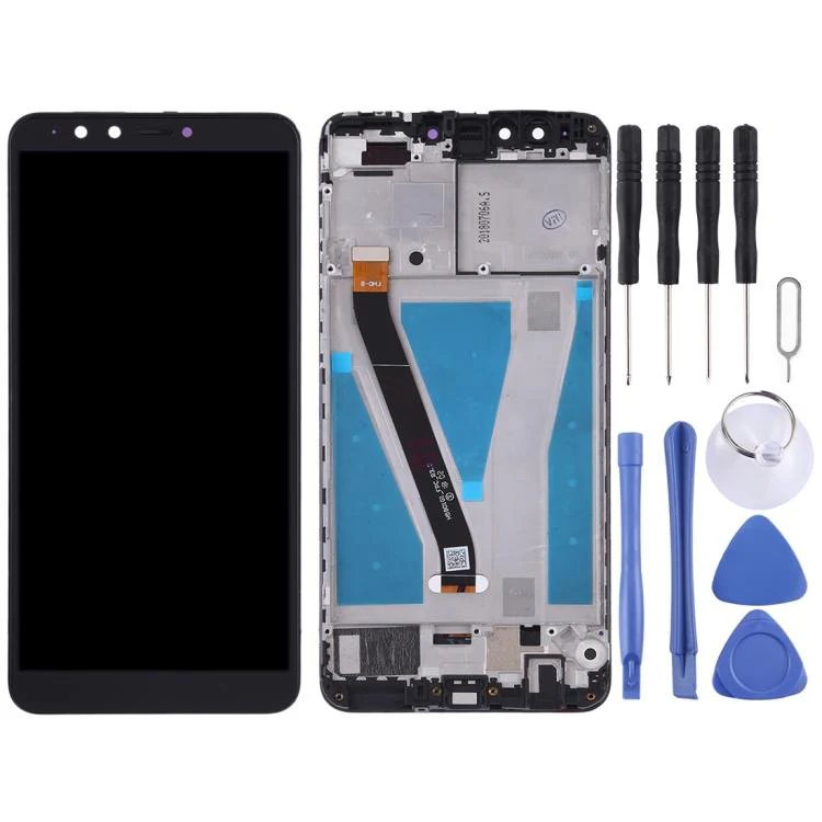 OEM LCD Screen for Huawei Enjoy 8 Plus Digitizer Full Assembly with Frame (Black) - Image 2