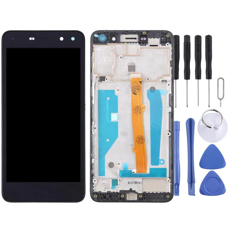 OEM LCD Screen for Huawei Y5 (2017) Digitizer Full Assembly with Frame (Black) - Image 2