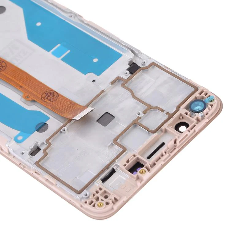 OEM LCD Screen for Huawei Y5 (2017) Digitizer Full Assembly with Frame (Gold) - Image 4