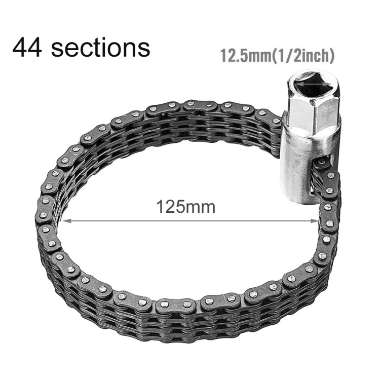 Oil Filter Chain Wrench Spanner Remover Adjustable Auto Repair Tool (44 Sections) - Image 7