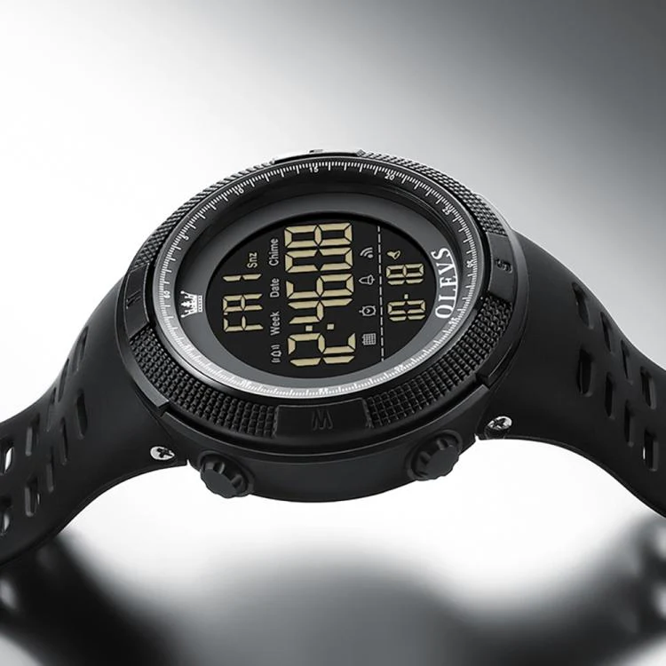 OLEVS 1109 Men Multifunctional Smart Sports Waterproof Electronic Watch(Black) - Image 4