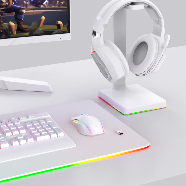 ONIKUMA CW905 2.4G RGB Lighting Wireless Mouse (Grey White) - Image 7