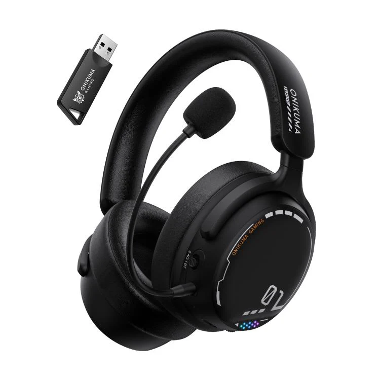 ONIKUMA GT886 Tri-mode Bluetooth 2.4G Wired E-sports Game Headset(Black)