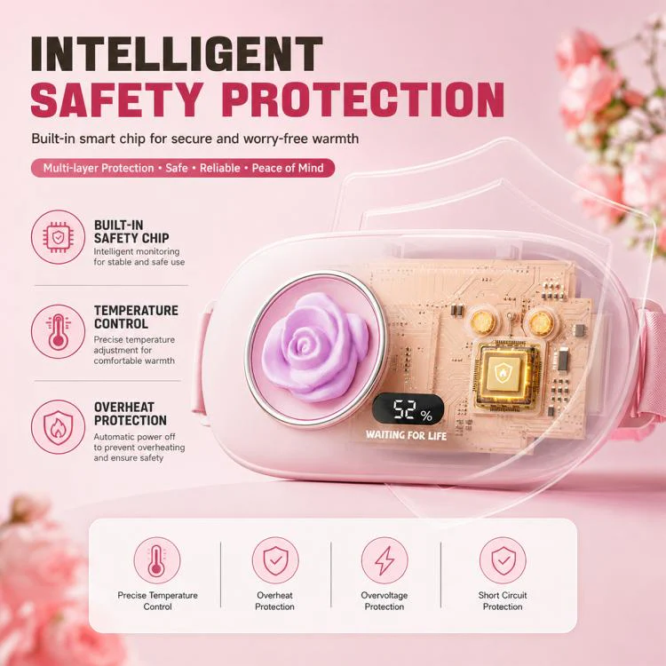OP4 Gardenia 3D Warming Waist Belt(Pink) - Image 12