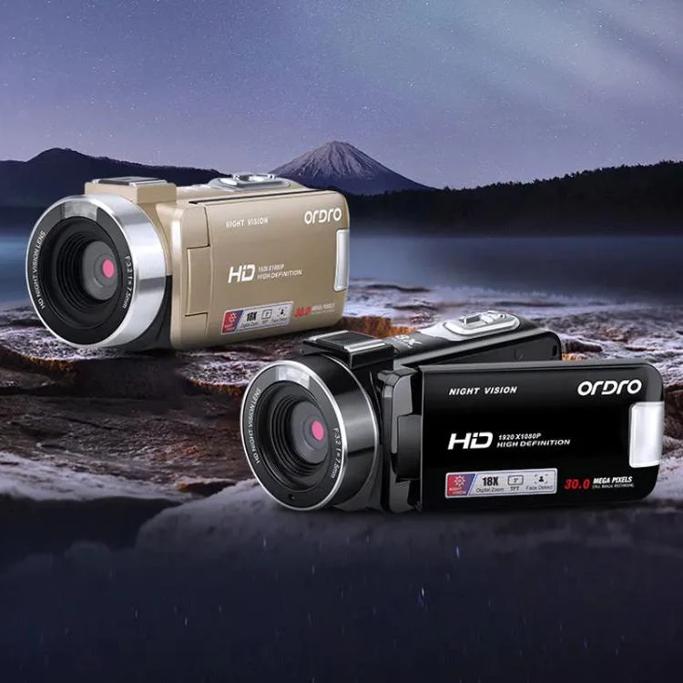 Ordro 1080P 30fps HD Night Vision Infrared Digital Camera(Gold) - Image 10