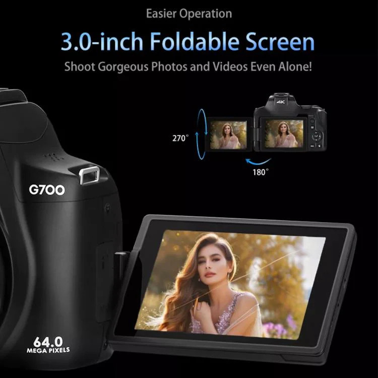Ordro 4K Ultra HD Rotating Screen Optical Zoom Digital Camera - Image 14