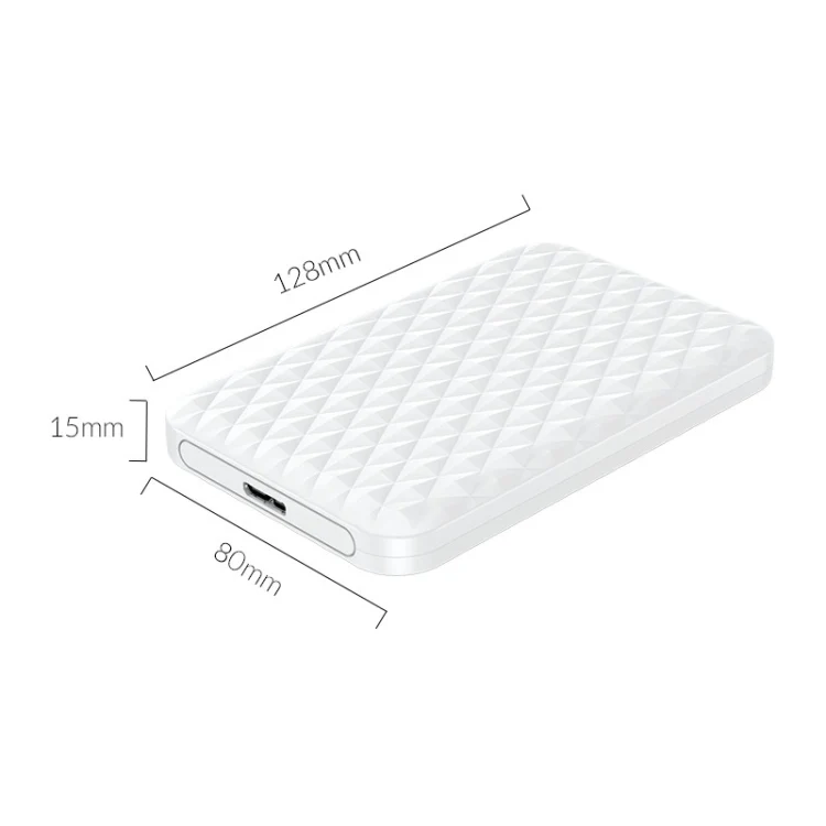 ORICO 2520U3 2.5-Inch Portable Hard Drive Enclosure(White) - Image 4