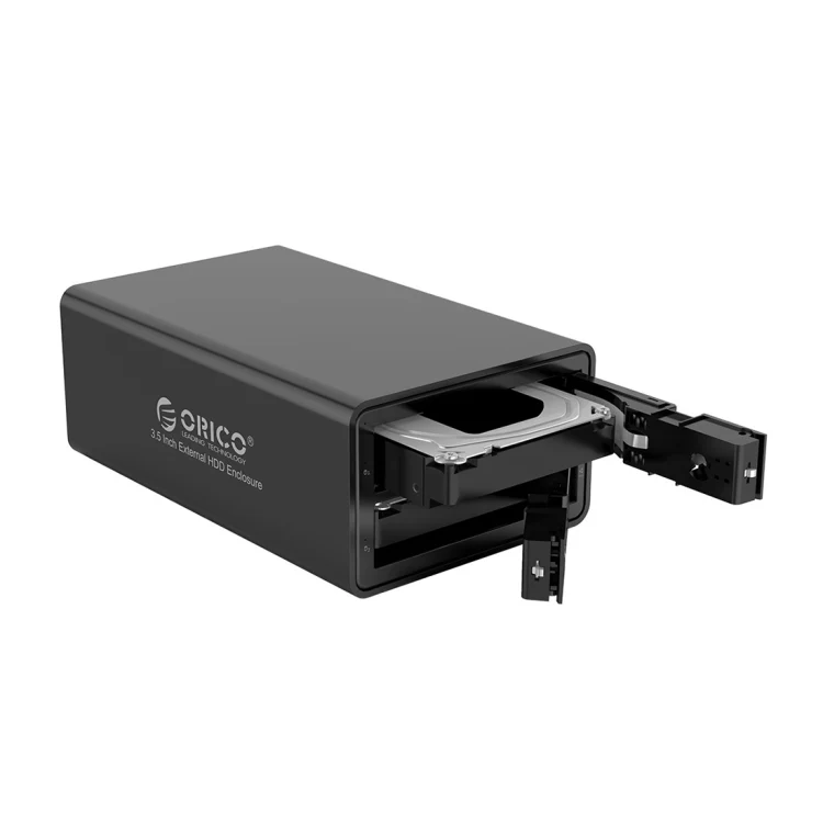 ORICO 9528RU3 3.5-Inch External Hard Drive Enclosure with RAID(Black) - Image 2