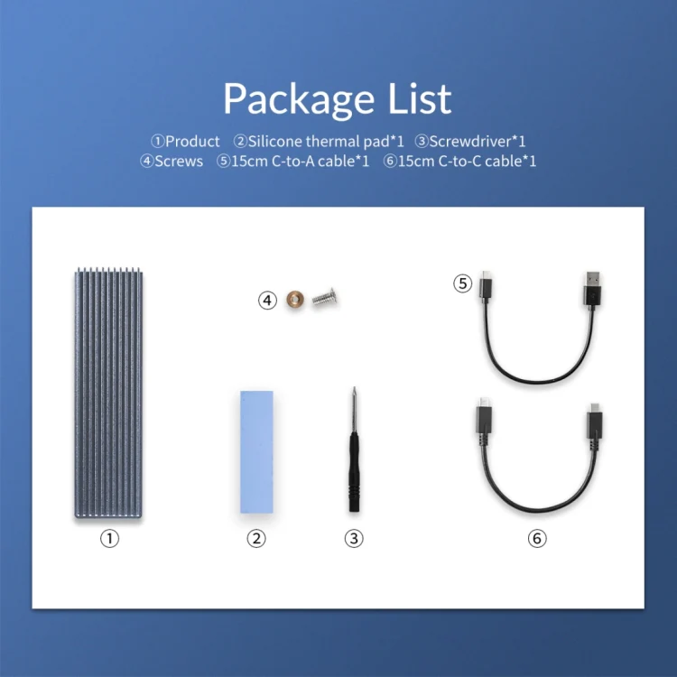 ORICO M2PJM-C3 M.2 SSD Dual Protocol Hard Disk Case - Image 18