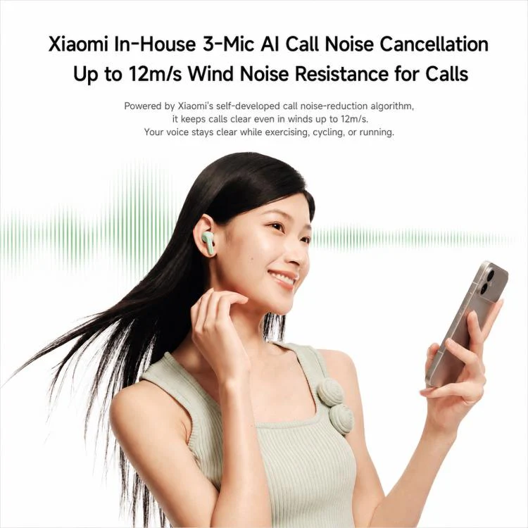 Original Xiaomi REDMI Buds 8 In-Ear Smart Noise Reduction Bluetooth Earphone(Black) - Image 6