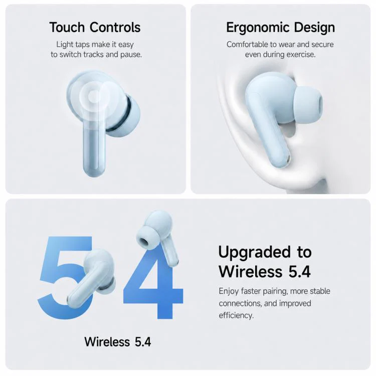 Original Xiaomi REDMI Buds 8 Lite Active Noise Reduction Bluetooth Earphone(Black) - Image 10