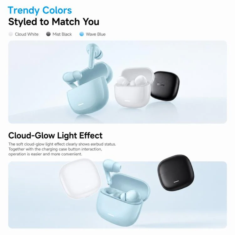 Original Xiaomi REDMI Buds 8 Lite Active Noise Reduction Bluetooth Earphone(White) - Image 8