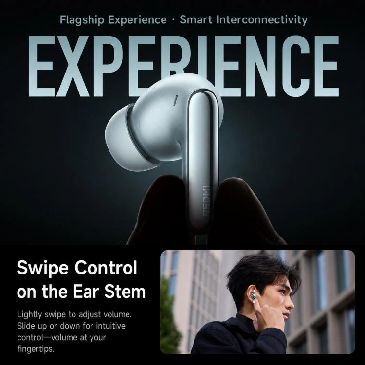 Original Xiaomi REDMI Buds 8 Pro In-Ear Smart Noise Reduction Bluetooth Earphone(White) - Image 10