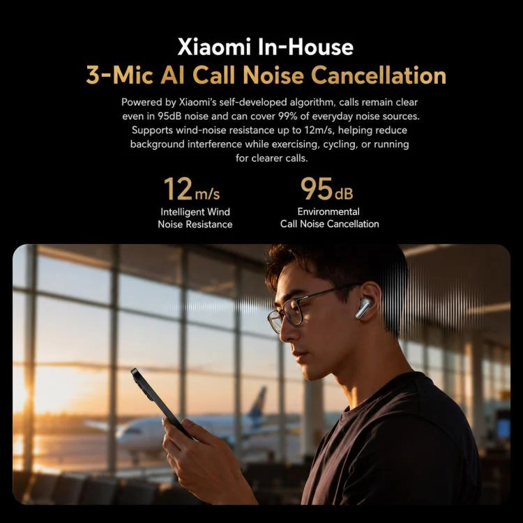 Original Xiaomi REDMI Buds 8 Pro In-Ear Smart Noise Reduction Bluetooth Earphone(White) - Image 7