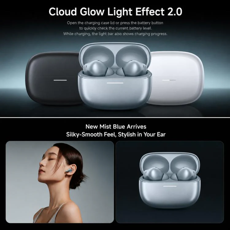 Original Xiaomi REDMI Buds 8 Pro In-Ear Smart Noise Reduction Bluetooth Earphone(White) - Image 9