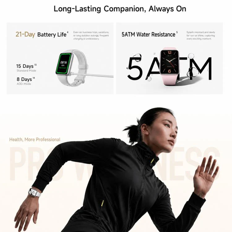 Original Xiaomi Smart Band 10 Pro, 1.74 inch AMOLED Screen 5ATM Waterproof Smart Watch, Support Blood Oxygen / Heart Rate Monitor(Cheese White) - Image 10