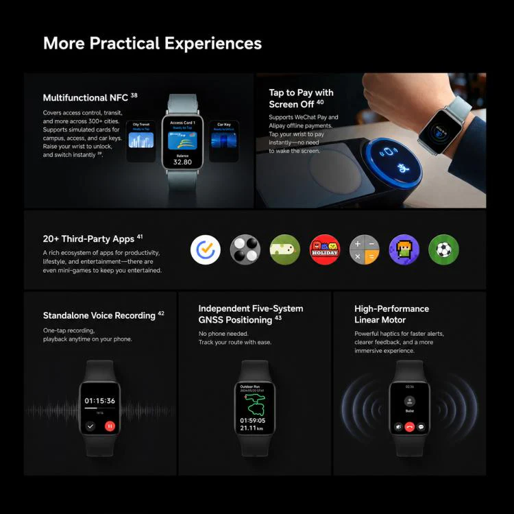 Original Xiaomi Smart Band 10 Pro, 1.74 inch AMOLED Screen 5ATM Waterproof Smart Watch, Support Blood Oxygen / Heart Rate Monitor(Silver) - Image 19