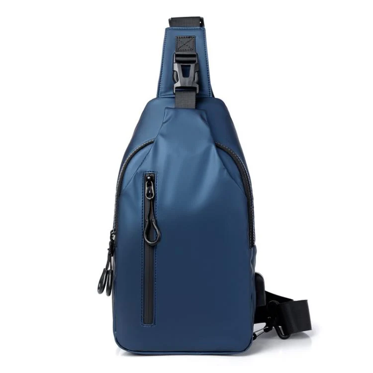 OUMANTU 0126 Outdoor Large Capacity Breathable Waterproof Shoulder Crossbody Chest Bag(Blue) - Image 2