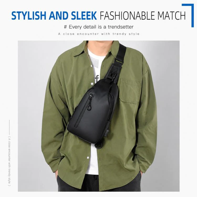 OUMANTU 0126 Outdoor Large Capacity Breathable Waterproof Shoulder Crossbody Chest Bag(Green) - Image 16