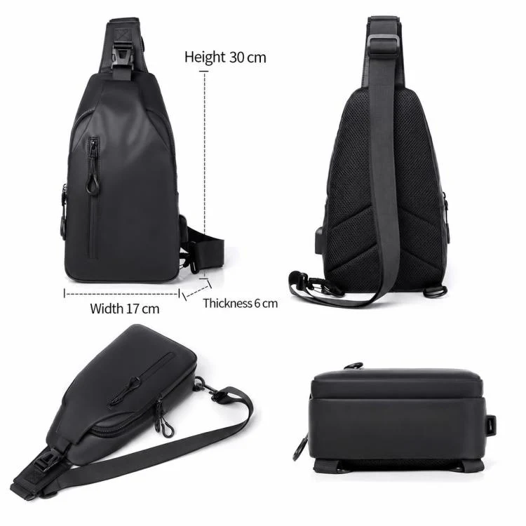 OUMANTU 0126 Outdoor Large Capacity Breathable Waterproof Shoulder Crossbody Chest Bag(Green) - Image 6