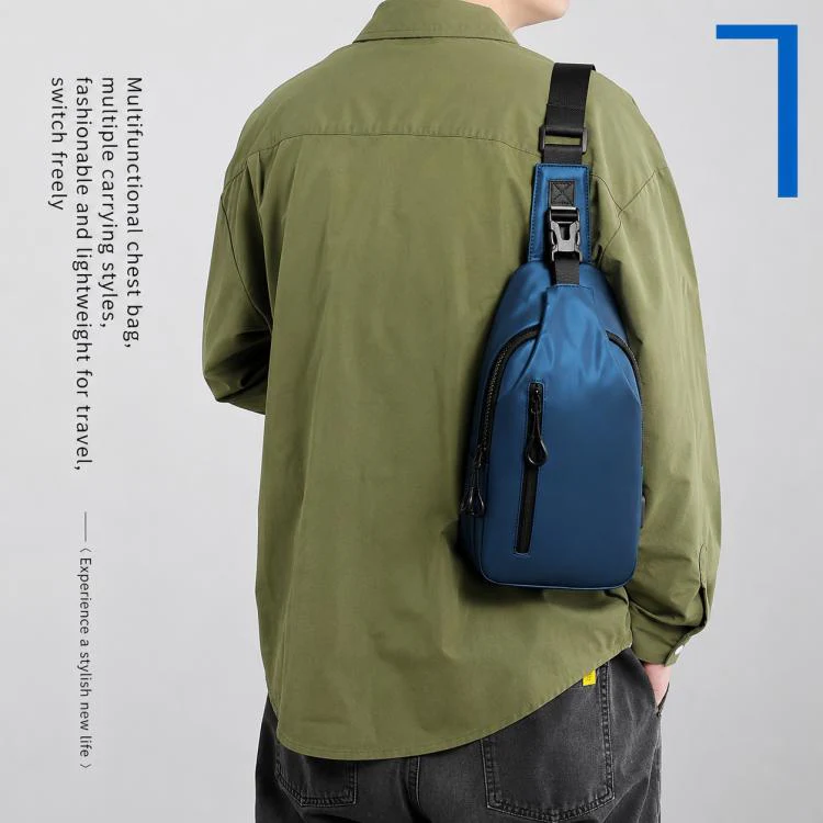 OUMANTU 0126 Outdoor Large Capacity Breathable Waterproof Shoulder Crossbody Chest Bag(Grey) - Image 17